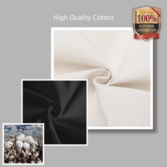 TOPDesign 1 | 3 | 6 | 30 Pack Stylish Canvas Tote Bag with an External Pocket - Picture 4 of 5